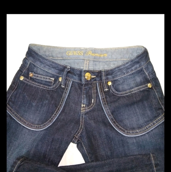 Guess Premium Daredevil Stretch Low-rise Straight Jeans 26 - Picture 2 of 10